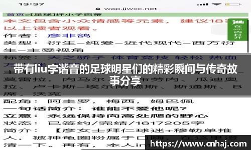 带有liu字谐音的足球明星们的精彩瞬间与传奇故事分享